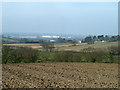 View north-west from Nazeing churchyard in Roydon Hamlet