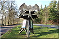 Red Kite Information Board at Loch Ken in The Stewartry of Kirkcudbright