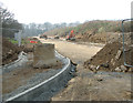 New road and footpath construction in Queen's Hills