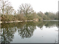 One of the lakes at Costessey Pits in NR8 5AW