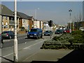High Street Houghton Regis looking North East in LU5 5ES