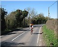 Cycling towards Saffron Walden in CB11 4UL