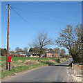 Arkesden: postbox at Quicksie Hill in CB11 4HD