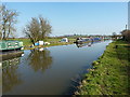 Canal and moorings near High Offley in ST20 0NJ