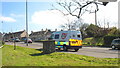 Mr Brunstrom's Arrive Alive speed camera van in operation in LL75 8YD