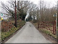 Road and public footpath near the Dyffryn Arms, Bryncoch in SA10 7US