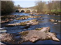 Llangynidr Bridge in spring in NP8 1NQ