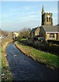The River Calder, Mytholmroyd in HX7 5JP