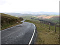 The mountain road to Machynlleth in SY20 8SG