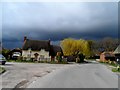 Dark clouds over Sydenham in OX39 4LW
