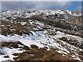Moorland above the Bealach Ratagain in IV40 8HS