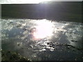 Sunlight on a flood in a field in HP7 0LB
