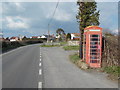 Pulham: red telephone box in DT2 7DZ