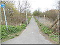 Path by Wells Road, Epsom in KT21 1LQ