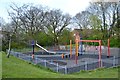 Play area in open space off Upper Field and Oldbury Closes, Church Hill, Redditch in B98 9NF