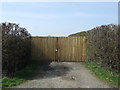 Gated entrance off Lutterworth Road in LE17 5PH