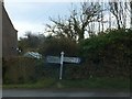 Signpost in Moreleigh in TQ9 7NT