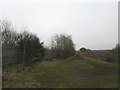 Track beside the railway west of Ince Moss in WN2 5JY