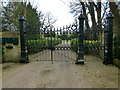 The gates at Bighton House in Bighton