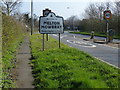 Melton Mowbray sign along Nottingham Road in LE13 0WD