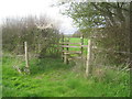 Stile on the path to Hill Farm in Carlton-on-Trent