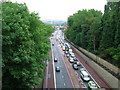 Archway Road from Archway Bridge N19 in N19 3UQ