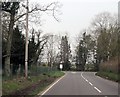 Gardeners Lane approaching A27 in SO51 6ZB