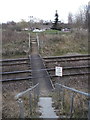 Path/Railway Crossing, Shrewsbury Golf Club in SY5 7BS