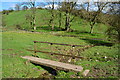 Footbridge over a tributary of the Hoo Brook in ST13 7PE