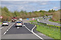 Carmarthenshire : The A48 in Llangunnor Community