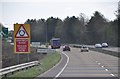 Carmarthenshire : The A48 in SA14 6RL