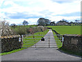 Driveway to Low Stonechester Farm in Hamsterley