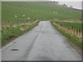 Country road at Netherurd in Peeblesshire in EH46 7AQ