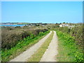 Cornish Lane looking across Rock to Padstow in PL27 6NP