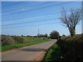 Lane and Power Lines near Thingley in SN13 9QQ