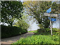 Icknield Street Signpost Storrage Lane in B48 7EP