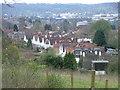 Hughenden Road back gardens from White Hill in HP13 5NX