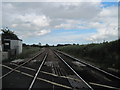 Railway  east  of  level  crossing in NG32 2PX