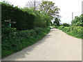 Footpath Junction in IP12 3EH