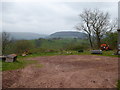 Farmyard at Llwynyneuadd Farm in LD3 8HL