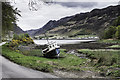 Boat hauled out by Loch Long in IV40 8EP