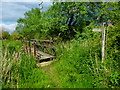 Footbridge over drainage channel in BN18 0DN