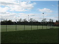 Sports pitches at Thirsk Comprehensive School in YO7 3PY