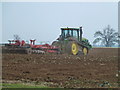 Tractor at work near Abbey Farm, Shouldham Warren in PE33 0DG