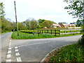 New road junction at Herriard Green in RG25 2PX