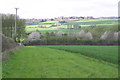 View along field hedgerow towards Cuddesdon in OX44 9HQ