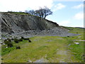 Old quarry beside Glyndwr's Way in SY18 6NA
