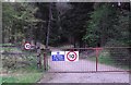 Gated access to Craigingles Wood in AB12 5YT
