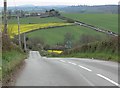 A view down the B4363 in Shropshire in WV16 6AF