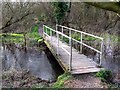 Footbridge west of Compton Lock in SO21 2AG